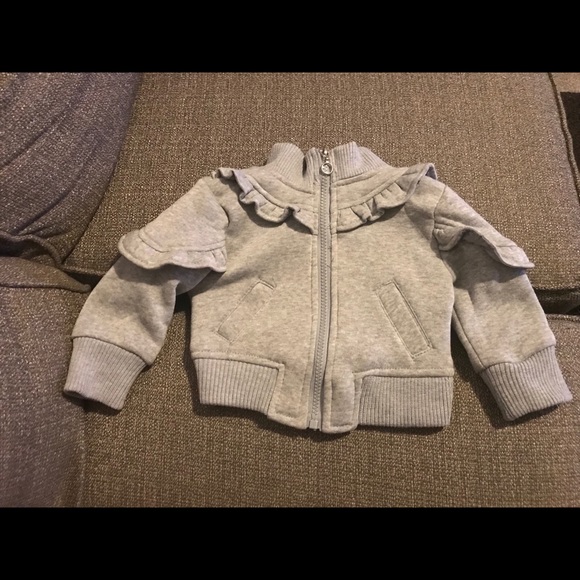 Urban Republic Other - Urban Republic Fleece Ruffle Bomber (Baby girl)